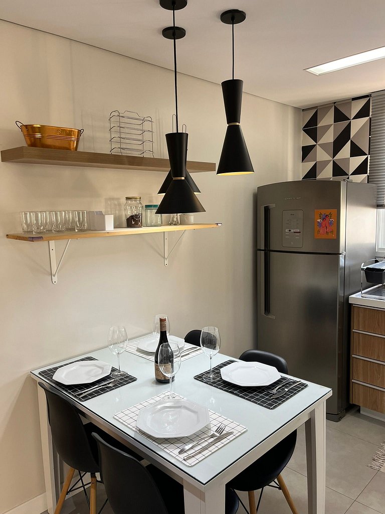 Apê Completo em Santa Cecília com AC | Delfhy