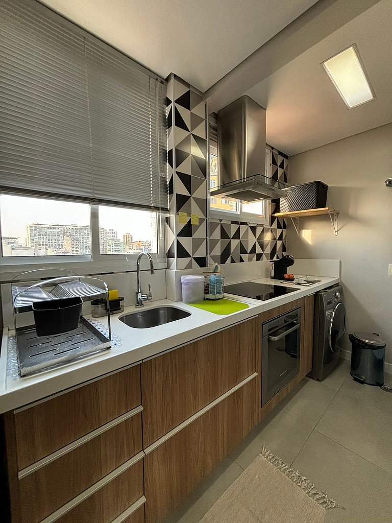 Apê Completo em Santa Cecília com AC | Delfhy