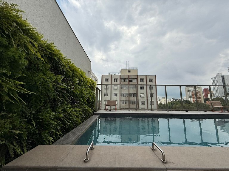 Studio Incrível na Vila Madalena com AC | Delfhy