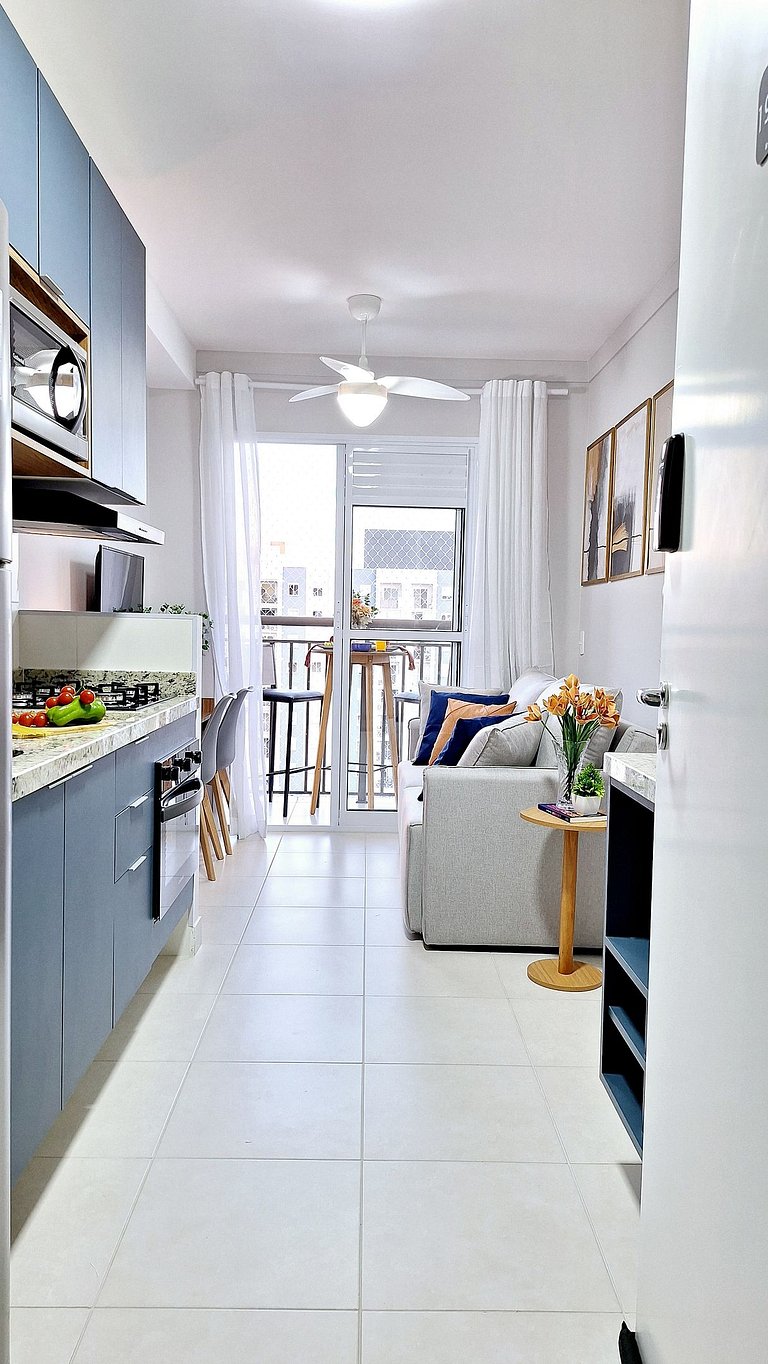 Elegante Apto 1 dorm. | Transamerica Expo Center