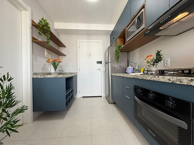 Elegante Apto 1 dorm. | Transamerica Expo Center