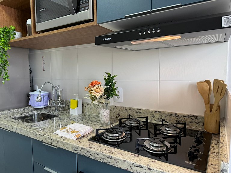 Elegante Apto 1 dorm. | Transamerica Expo Center