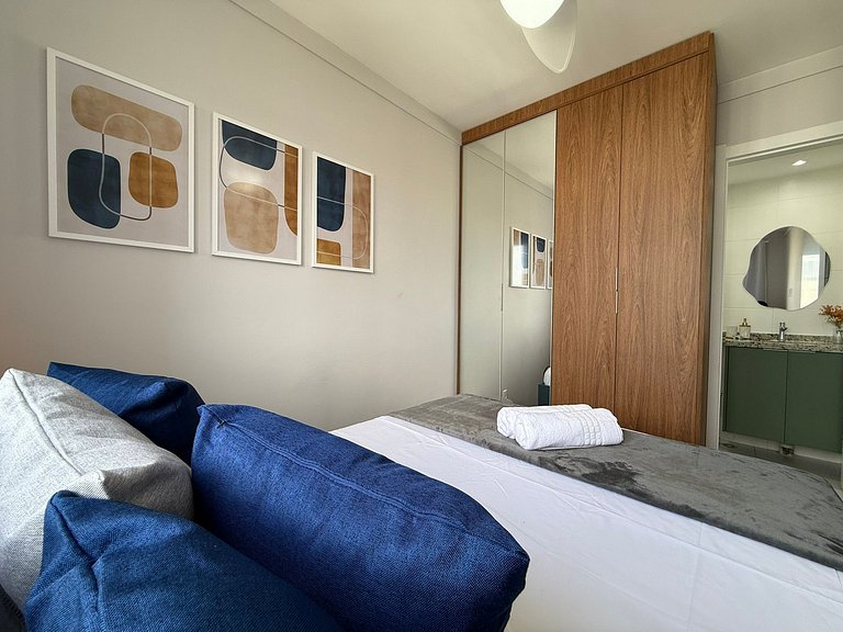 Elegante Apto 1 dorm. | Transamerica Expo Center