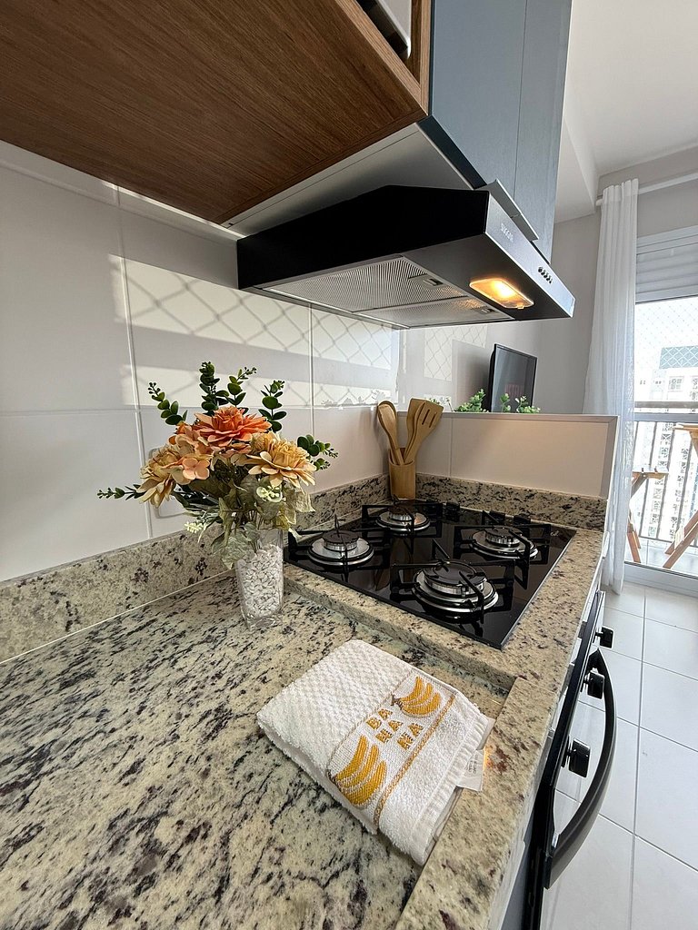 Elegante Apto 1 dorm. | Transamerica Expo Center