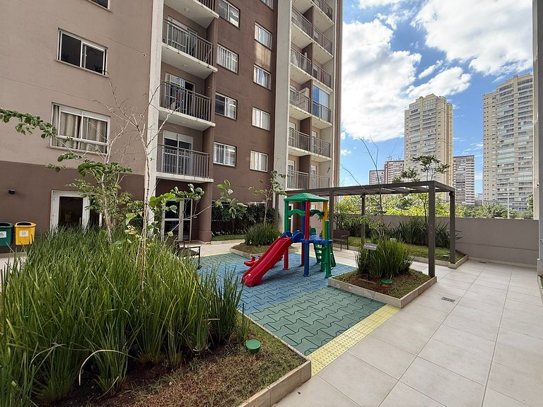 Elegante Apto 1 dorm. | Transamerica Expo Center