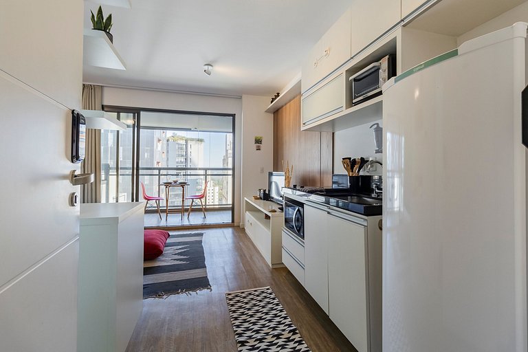 Belíssimo Studio na Vila Madalena c/ AC | Delfhy