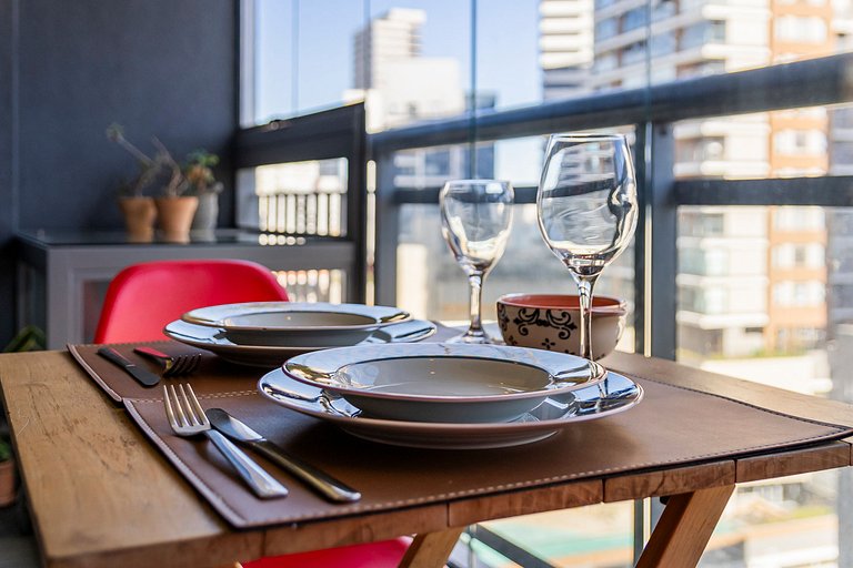 Belíssimo Studio na Vila Madalena c/ AC | Delfhy