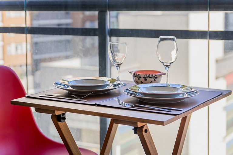 Belíssimo Studio na Vila Madalena c/ AC | Delfhy