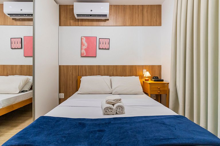 Belíssimo Studio na Vila Madalena c/ AC | Delfhy