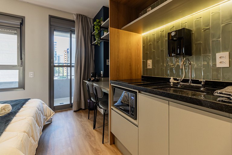 Moderno Studio Pompeia próximo ao Allianz Parque