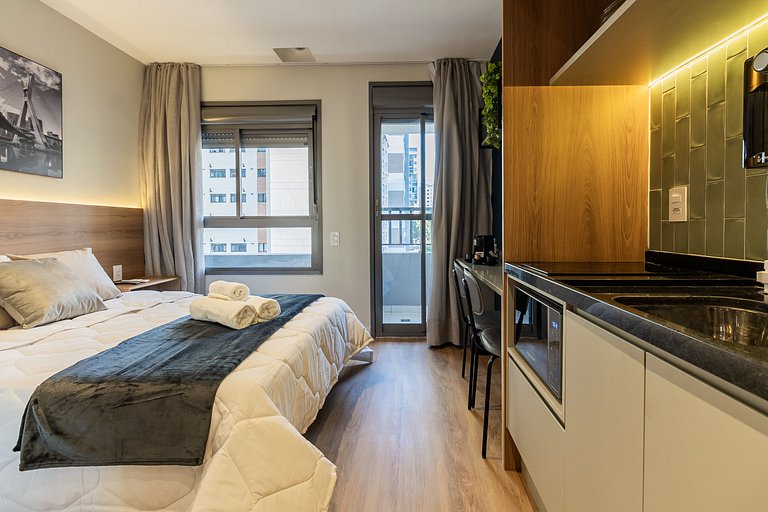 Moderno Studio Pompeia próximo ao Allianz Parque