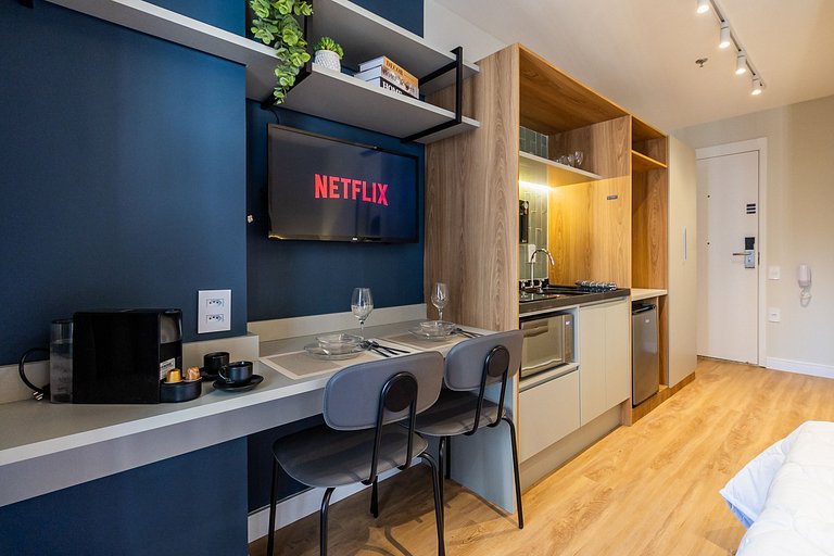 Moderno Studio Pompeia próximo ao Allianz Parque