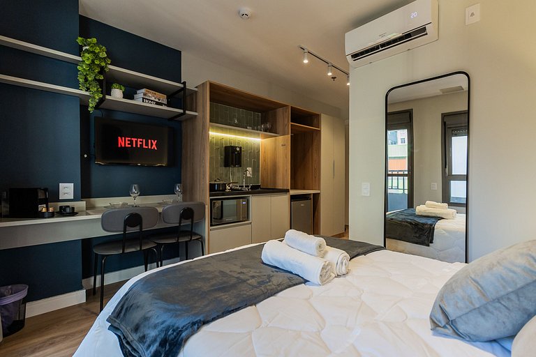 Moderno Studio Pompeia próximo ao Allianz Parque