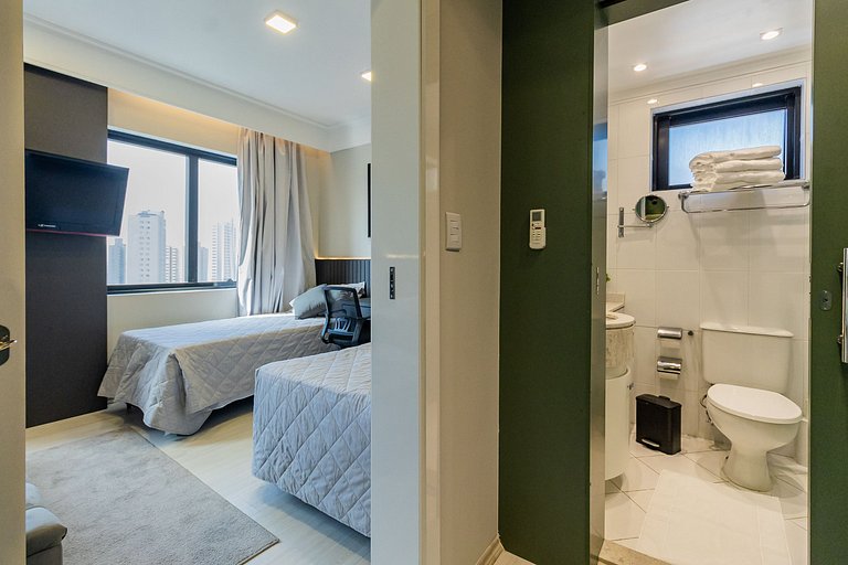 Flat Hotel Moderno próx. ao Aeroporto de Guarulhos