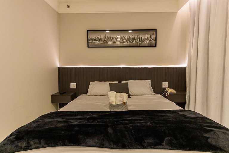 Flat Moderno Hotel Slaviero GRU até 4p | Delfhy