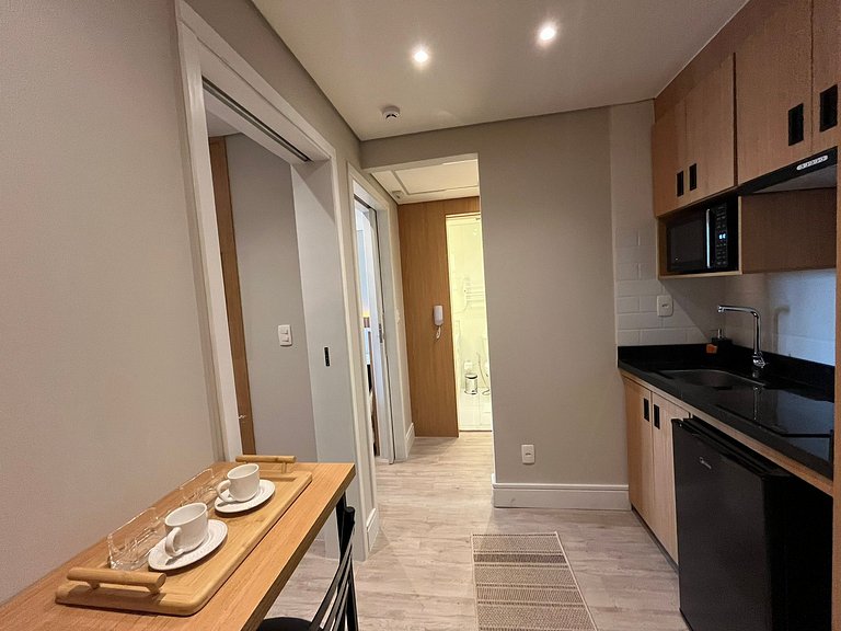 Flat Hotel Guarulhos com 2 Quartos até 6 pessoas