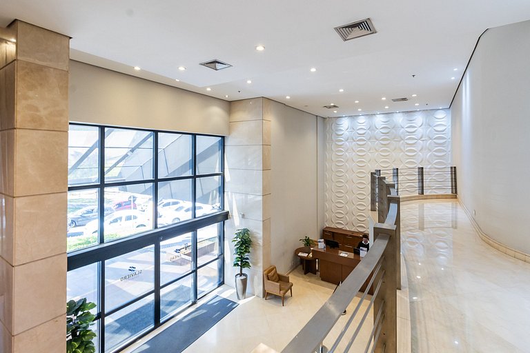 Flat Hotel Slaviero GRU 2 Quartos até 6p | Delfhy