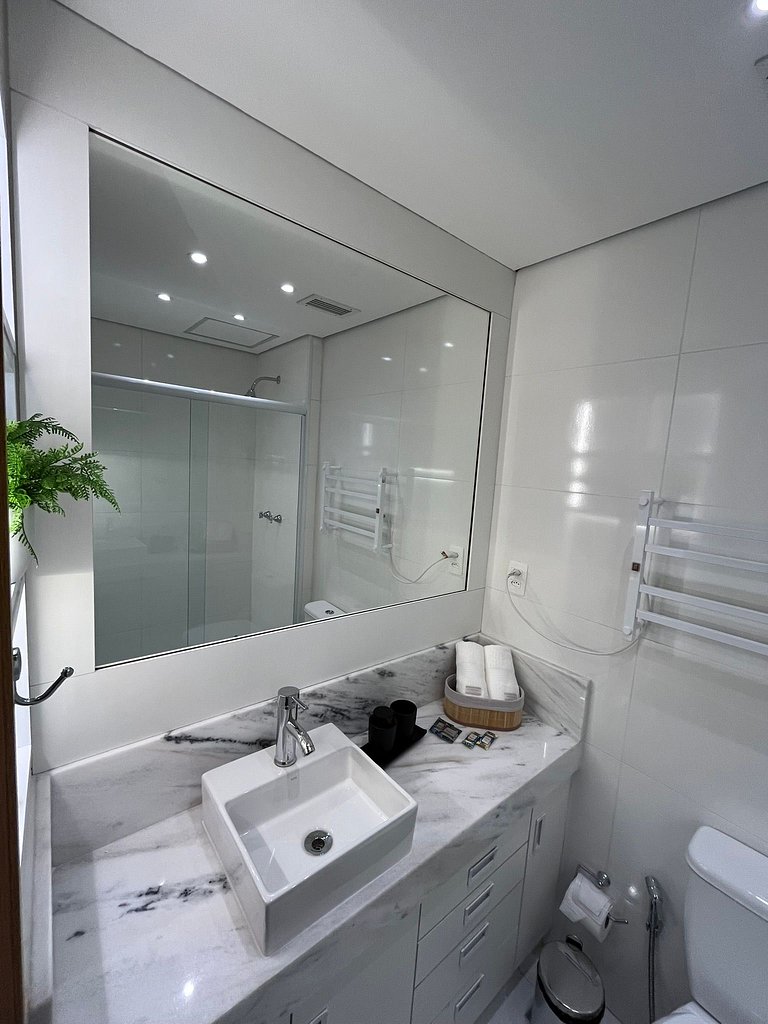 Flat Hotel Guarulhos com 2 Quartos até 6 pessoas