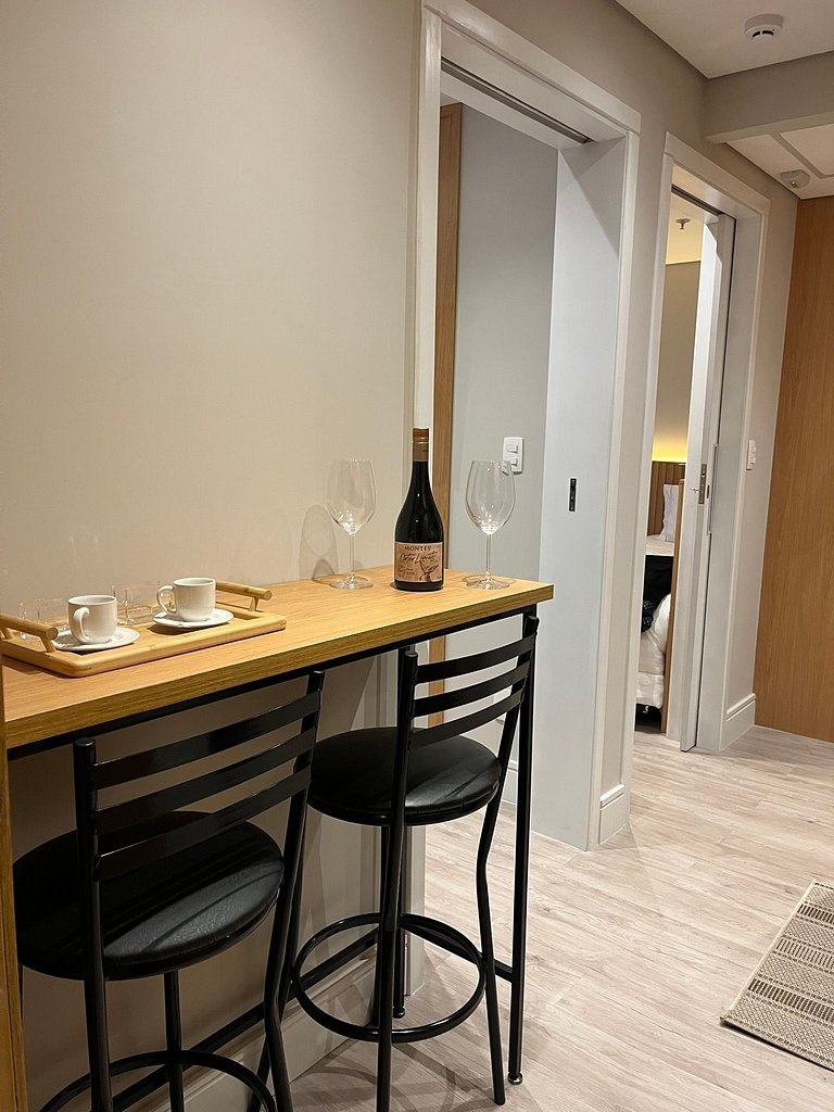 Flat Hotel Guarulhos com 2 Quartos até 6 pessoas