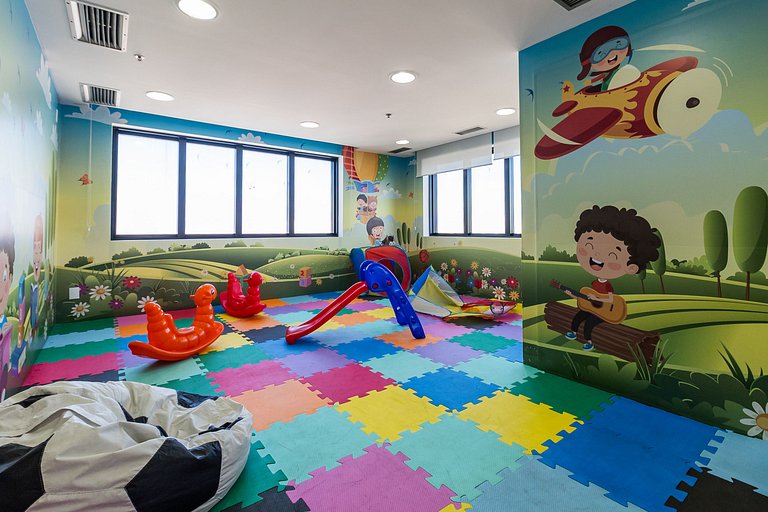Flat Hotel Guarulhos com 2 Quartos até 6 pessoas