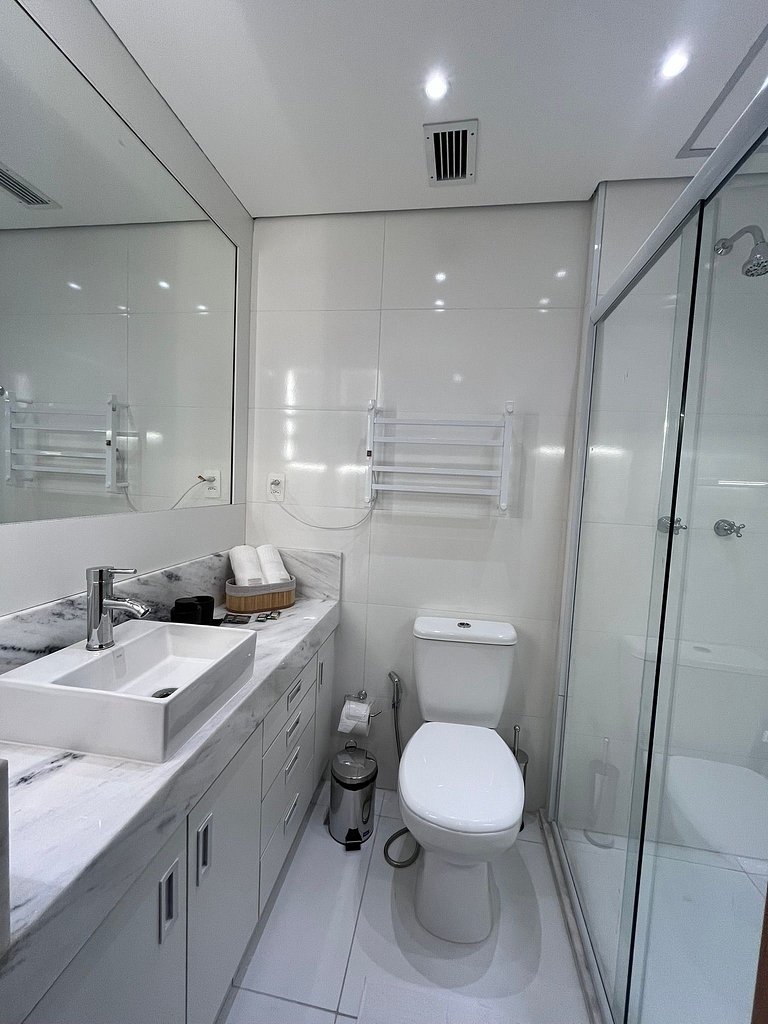 Flat Hotel Guarulhos com 2 Quartos até 6 pessoas