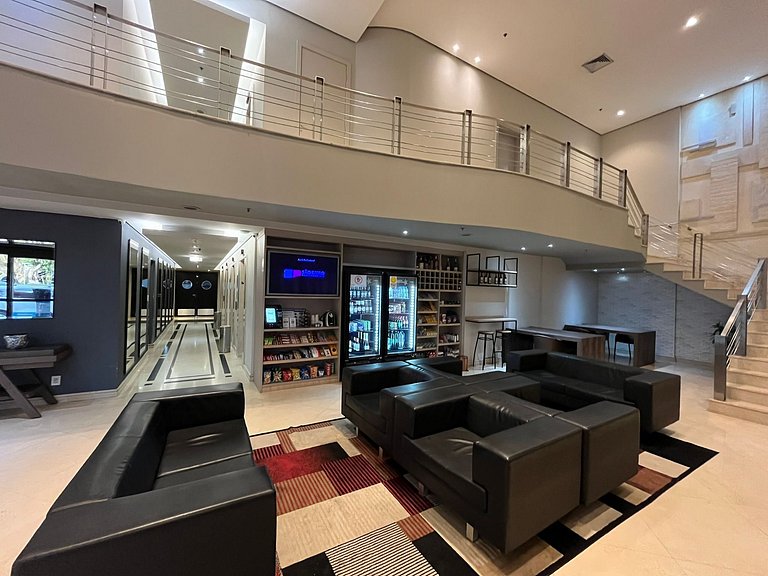 Flat Hotel Guarulhos com 2 Quartos até 6 pessoas