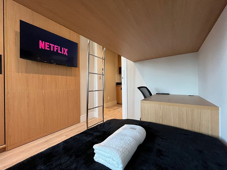 Flat Hotel Guarulhos com 2 Quartos até 6 pessoas