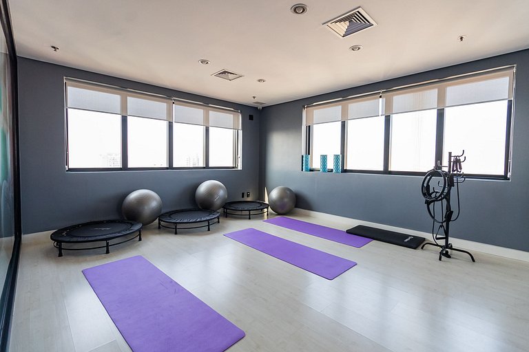 Flat Hotel Guarulhos com 2 Quartos até 6 pessoas