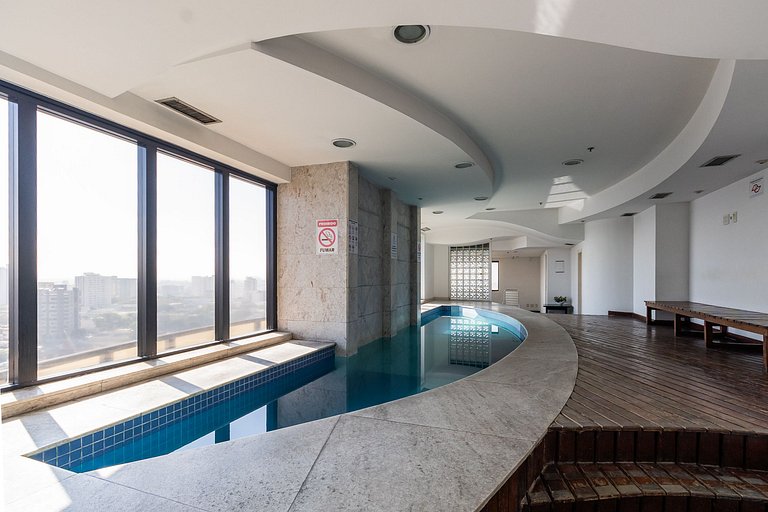 Flat Hotel Guarulhos com 2 Quartos até 6 pessoas