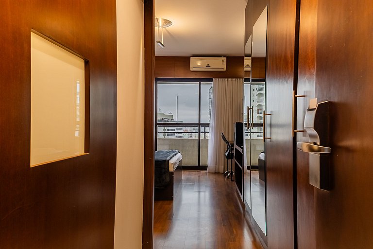 Flat Hotel Paulista c/ AC, Vaga e Wi-Fi | Delfhy