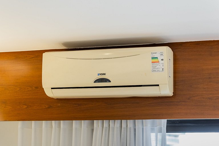 Moderno Flat Paulista Hotel | Vaga, AC e Wi-Fi