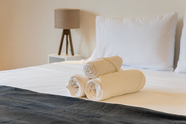 Moderno Flat Paulista Hotel | Vaga, AC e Wi-Fi