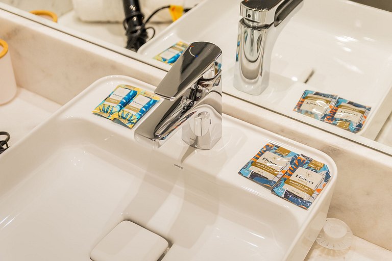 Moderno Flat Paulista Hotel | Vaga, AC e Wi-Fi