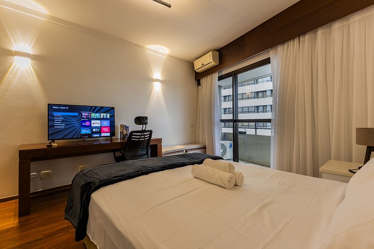 Sofisticado Flat Hotel próx. Av. Paulista | Delfhy