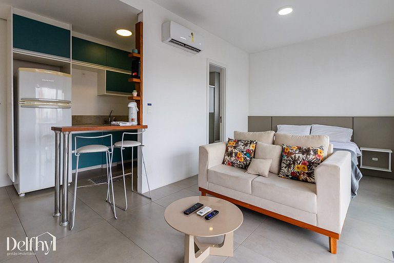 Studio c/ Bela Vista na Vila Mariana Garagem + AC