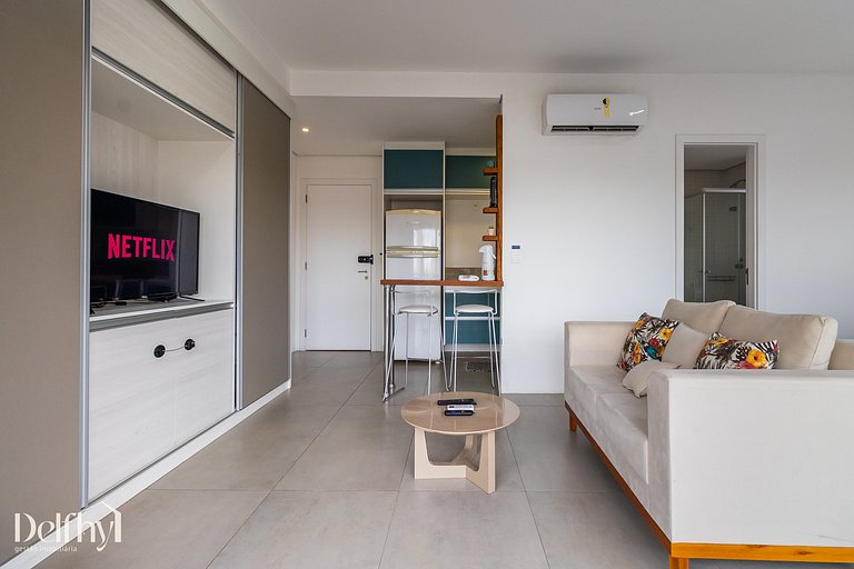 Studio c/ Bela Vista na Vila Mariana Garagem + AC