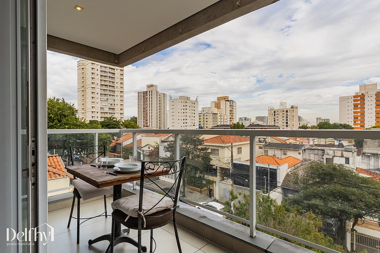 Studio c/ Bela Vista na Vila Mariana Garagem + AC