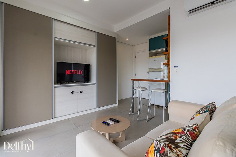 Studio c/ Bela Vista na Vila Mariana Garagem + AC