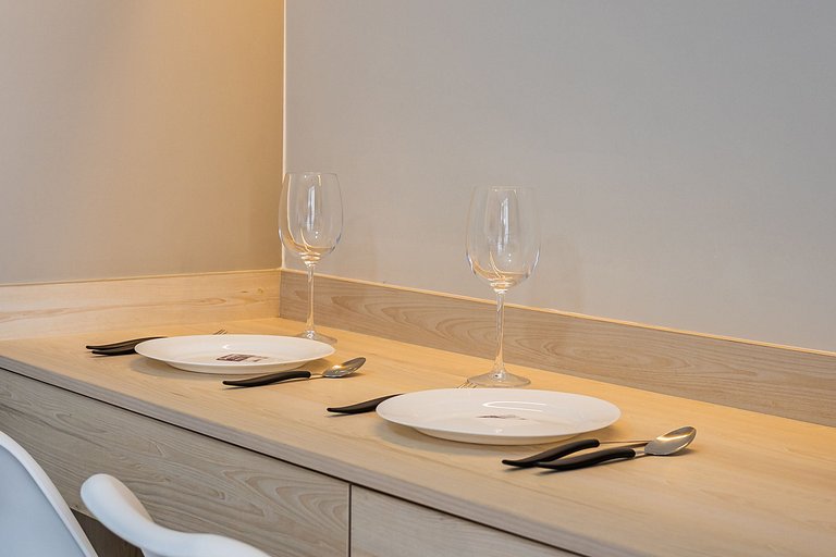 Belo Studio Vila Mariana | Wi-Fi + AC + Varanda