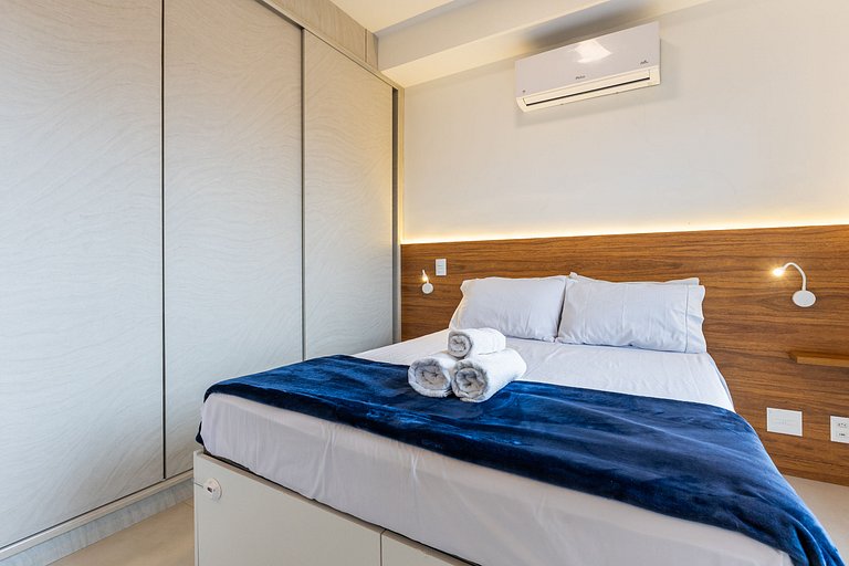 Studio Moderno na Vila Madalena c/ AC | Delfhy