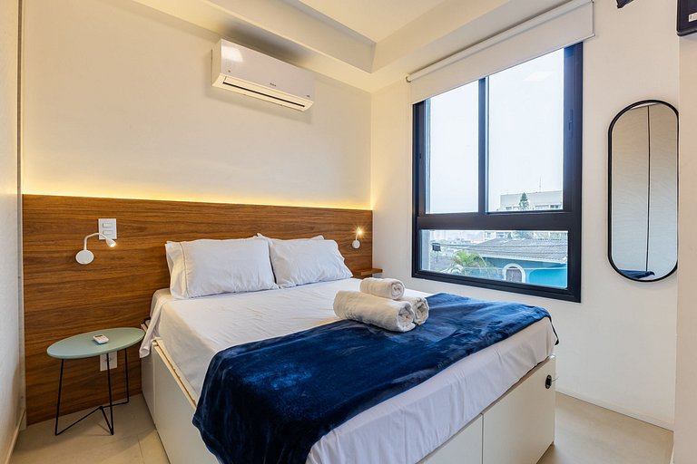 Studio Moderno na Vila Madalena c/ AC | Delfhy