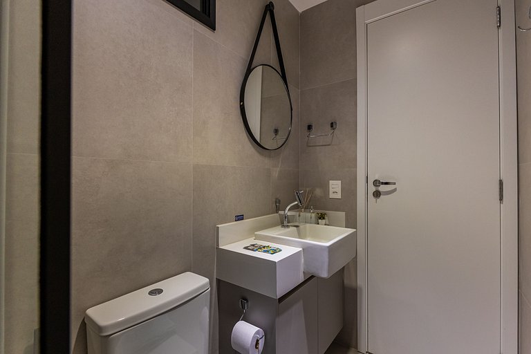 Autêntico Studio Vila Madalena Wifi + AC | Delfhy