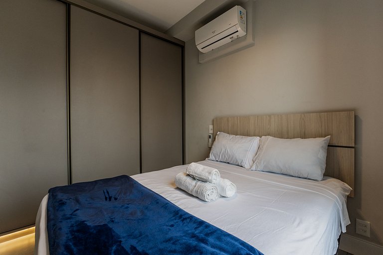 Moderno Studio Vila Madalena Wi-fi + AC | Delfhy