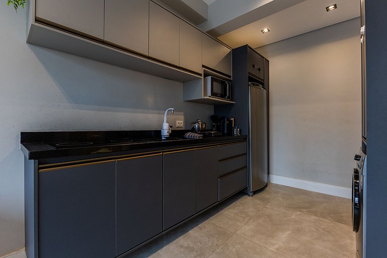 Moderno Studio Vila Madalena Wi-fi + AC | Delfhy