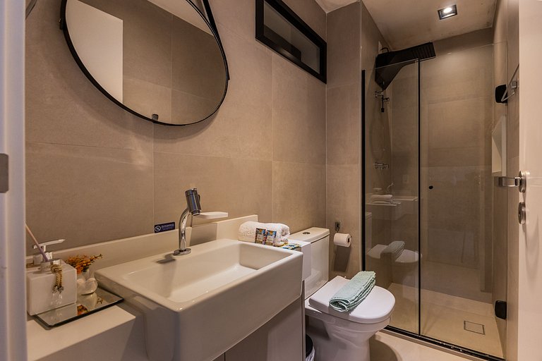 Moderno Studio Vila Madalena Wi-fi + AC | Delfhy