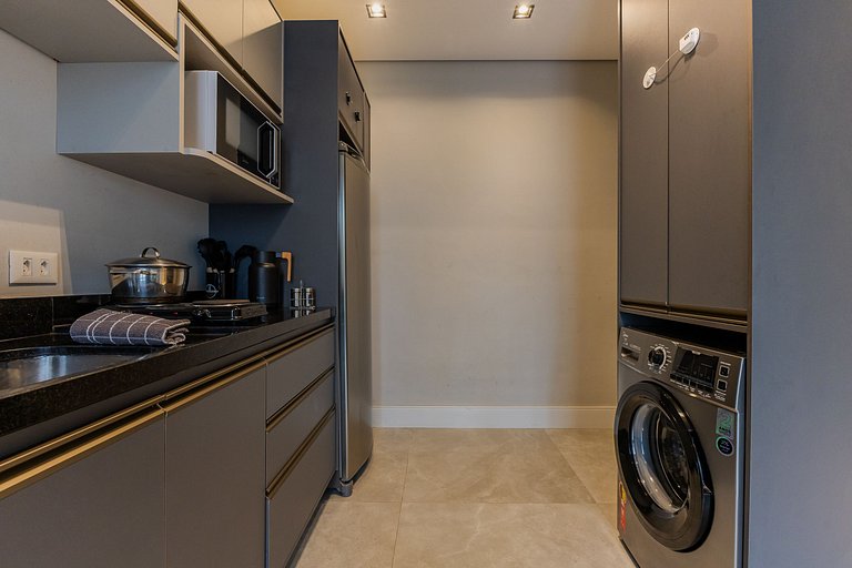 Moderno Studio Vila Madalena Wi-fi + AC | Delfhy