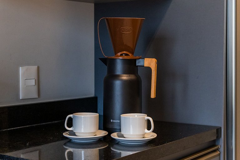 Moderno Studio Vila Madalena Wi-fi + AC | Delfhy