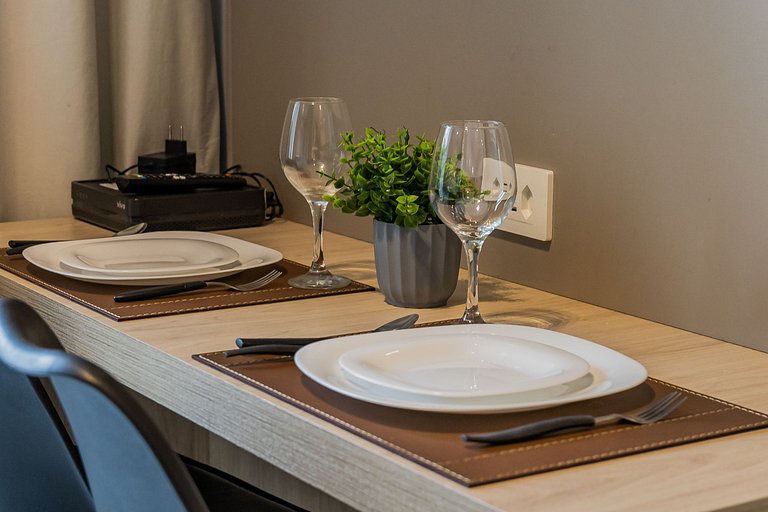 Moderno Studio Vila Madalena Wi-fi + AC | Delfhy