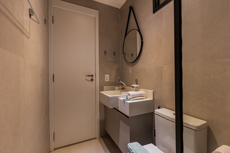 Moderno Studio Vila Madalena Wi-fi + AC | Delfhy