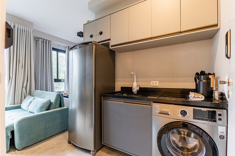 Incrível Studio Vila Madalena c/ AC Wi-Fi | Delfhy